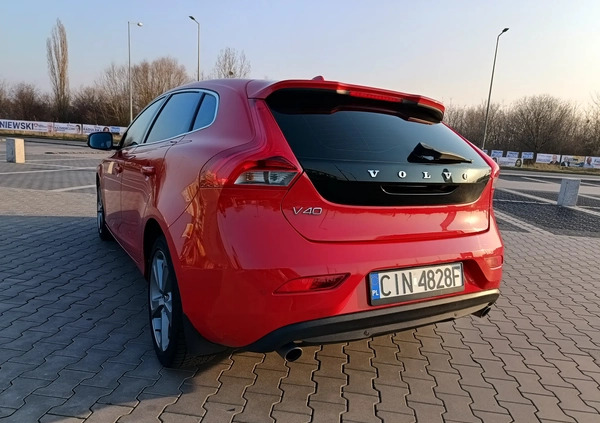 Volvo V40 cena 44500 przebieg: 116000, rok produkcji 2014 z Inowrocław małe 67